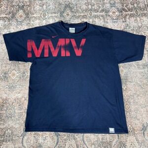 Early 2000s Nike Navy Blue T Shirt Size XL